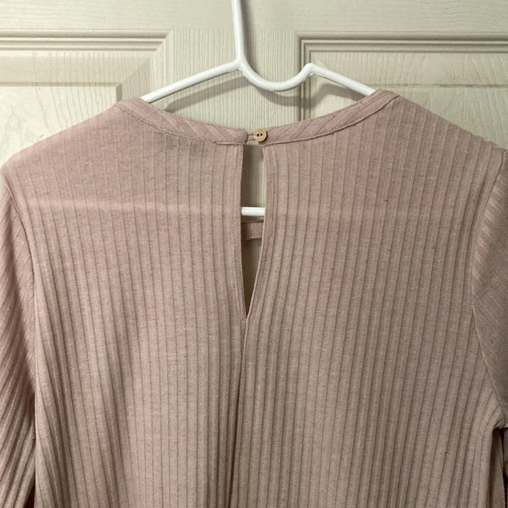 Democracy crochet bell sleeve top